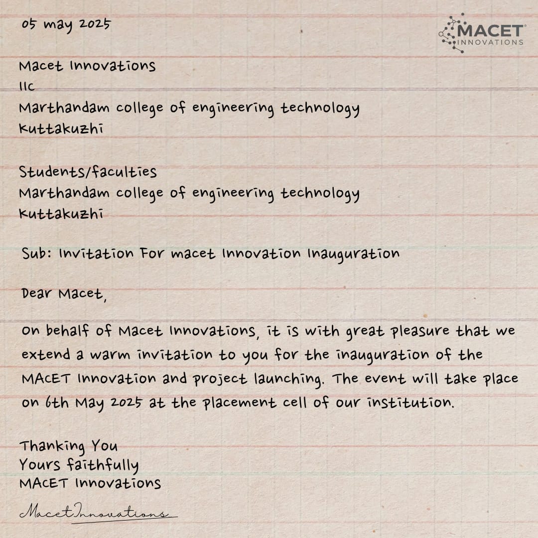 MACET Innovation Brochure 2024